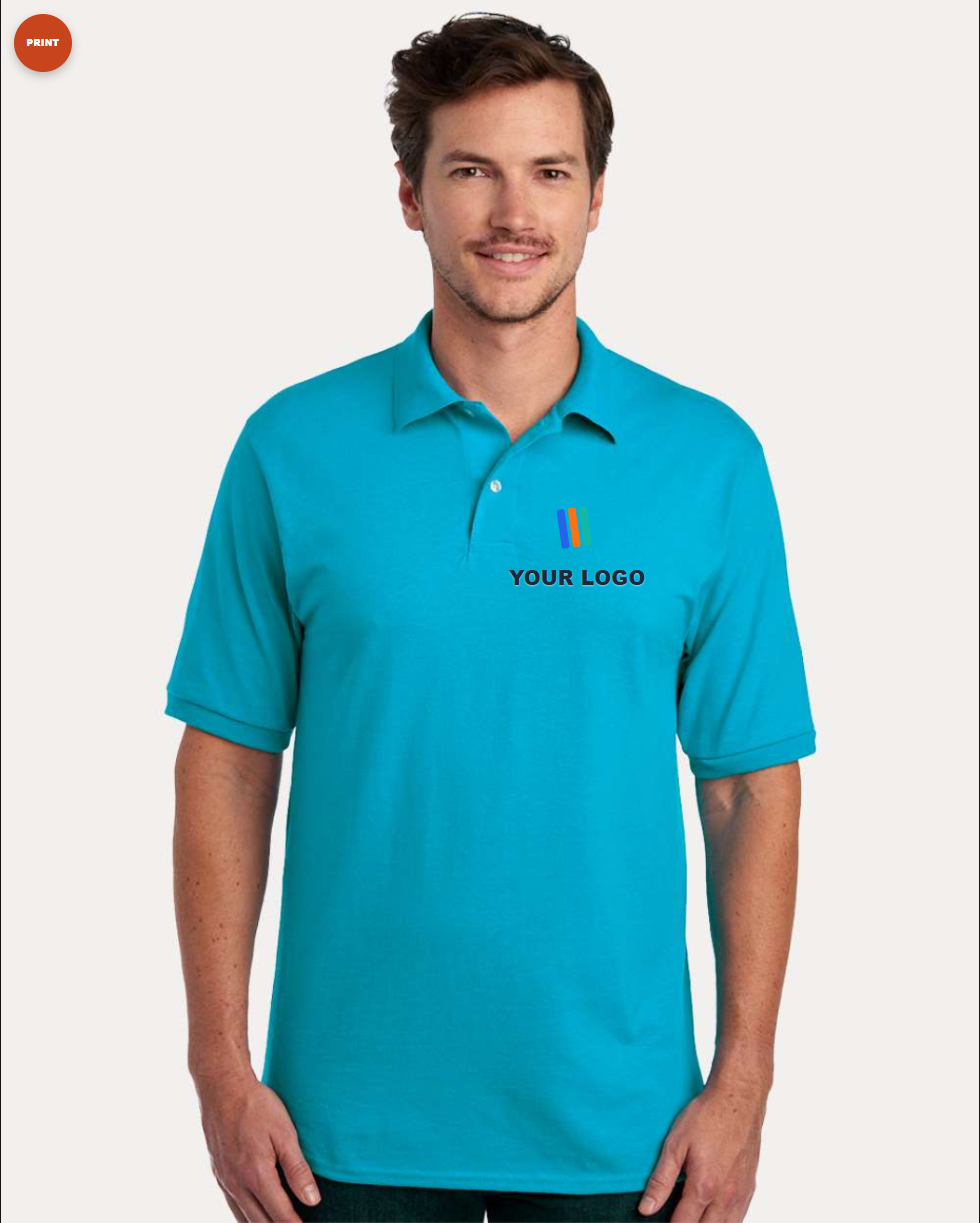 Men's Dri-Power Polo — Print (DTF)