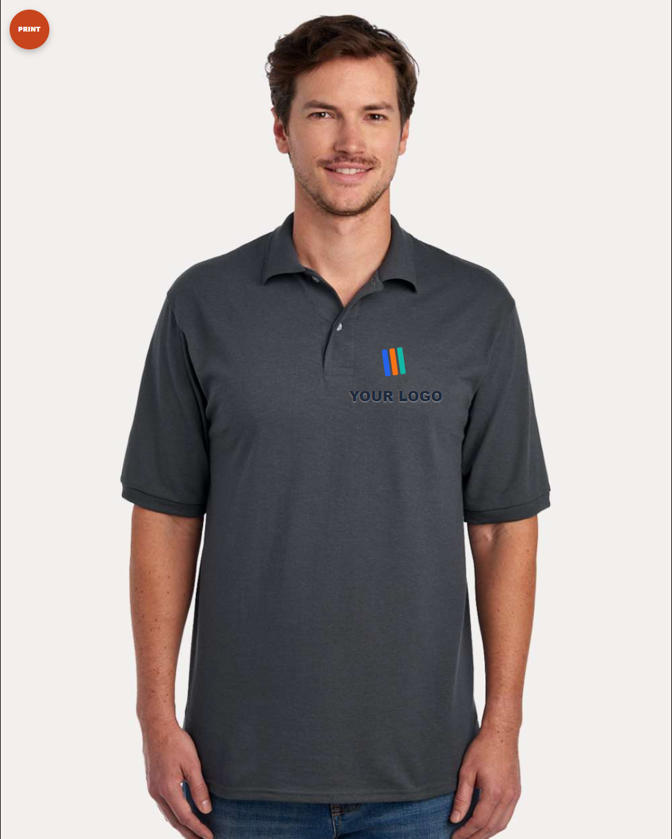 Men's Dri-Power Polo — Print (DTF)