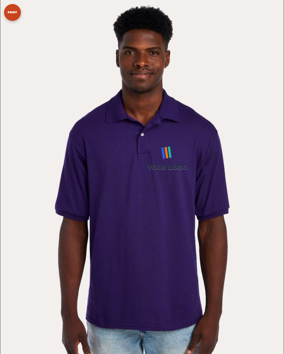 Men's Dri-Power Polo — Print (DTF)