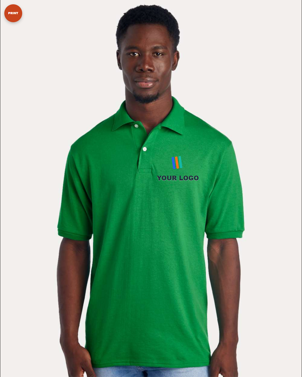 Men's Dri-Power Polo — Print (DTF)