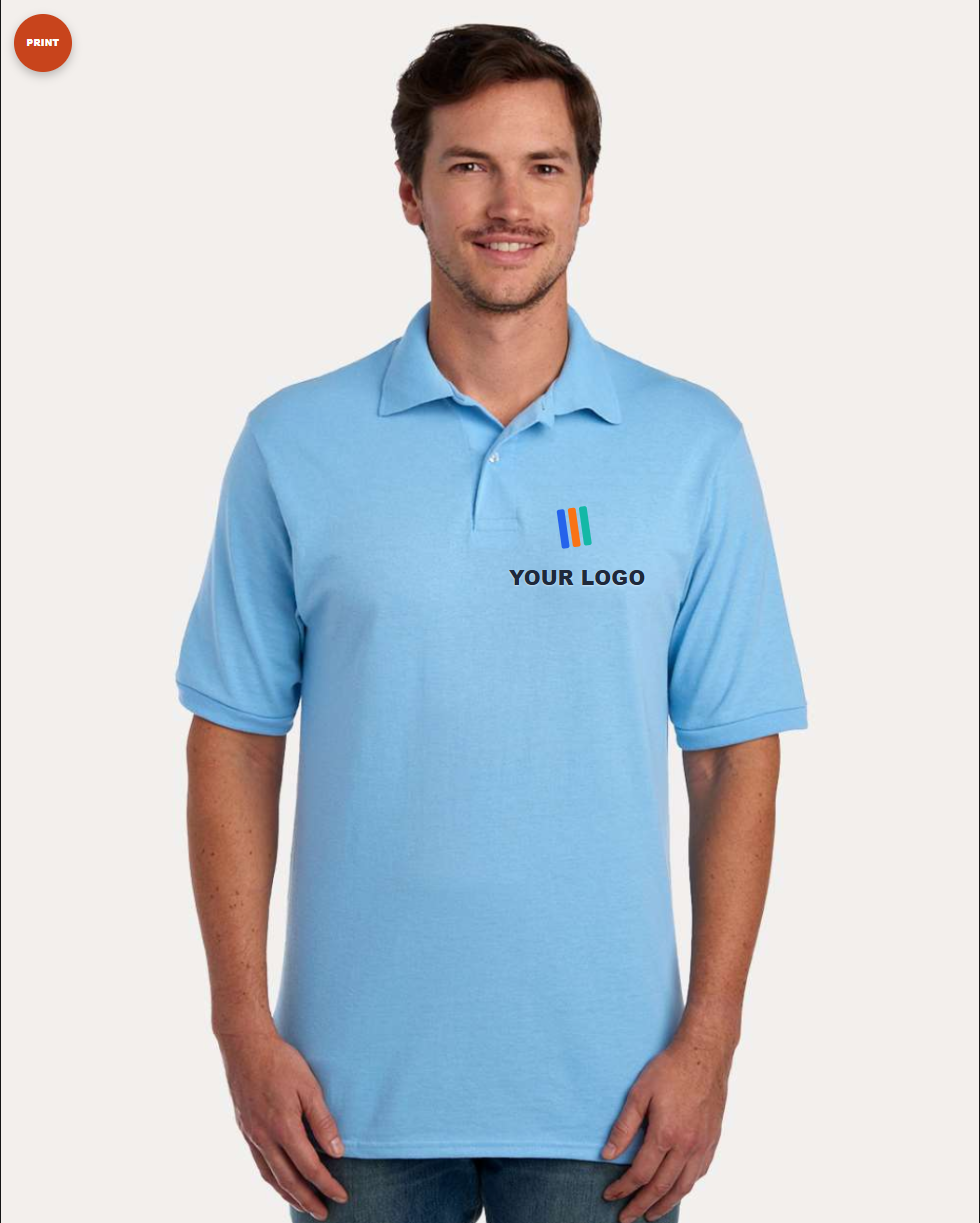 Men's Dri-Power Polo — Print (DTF)