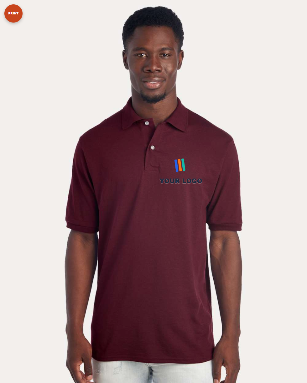 Men's Dri-Power Polo — Print (DTF)