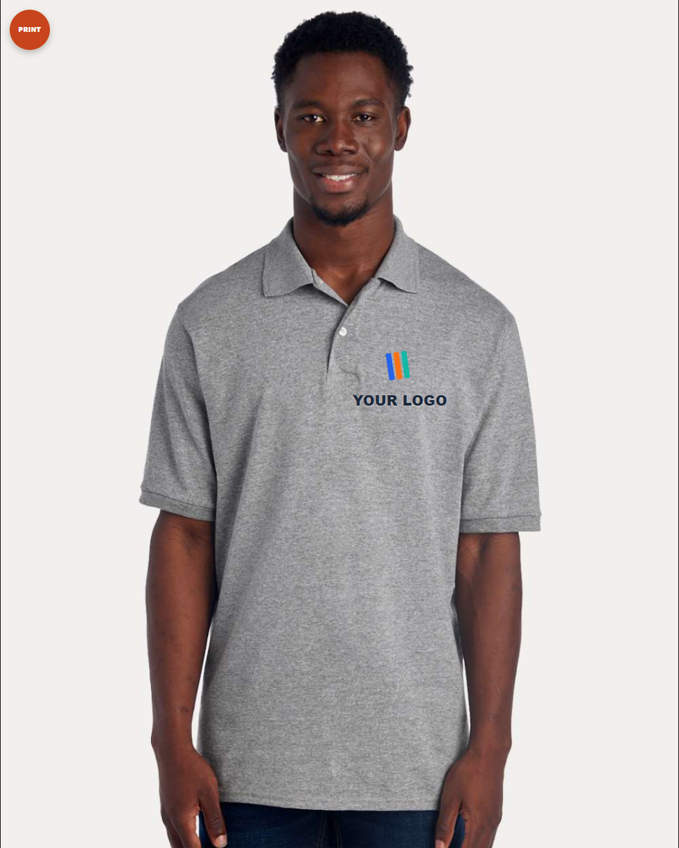 Men's Dri-Power Polo — Print (DTF)