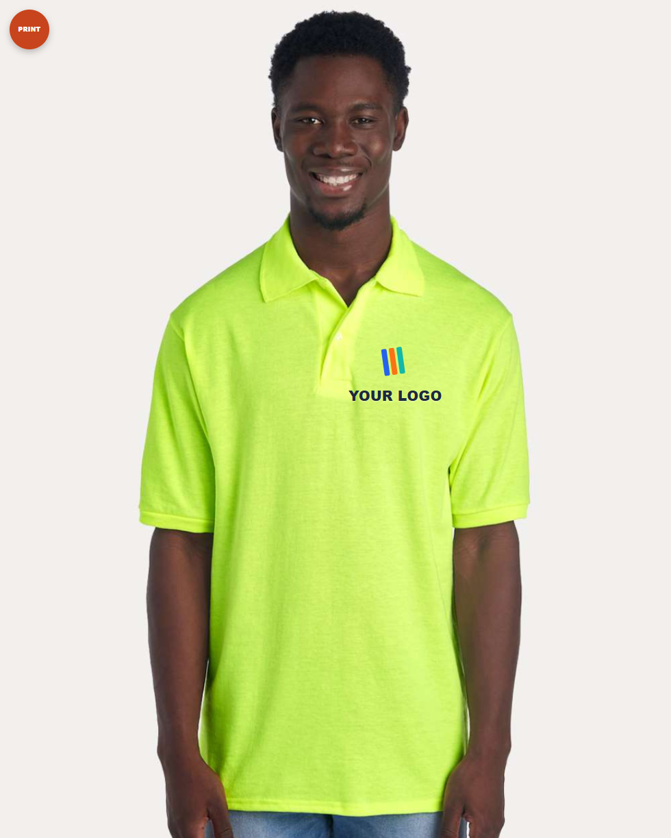 Men's Dri-Power Polo — Print (DTF)