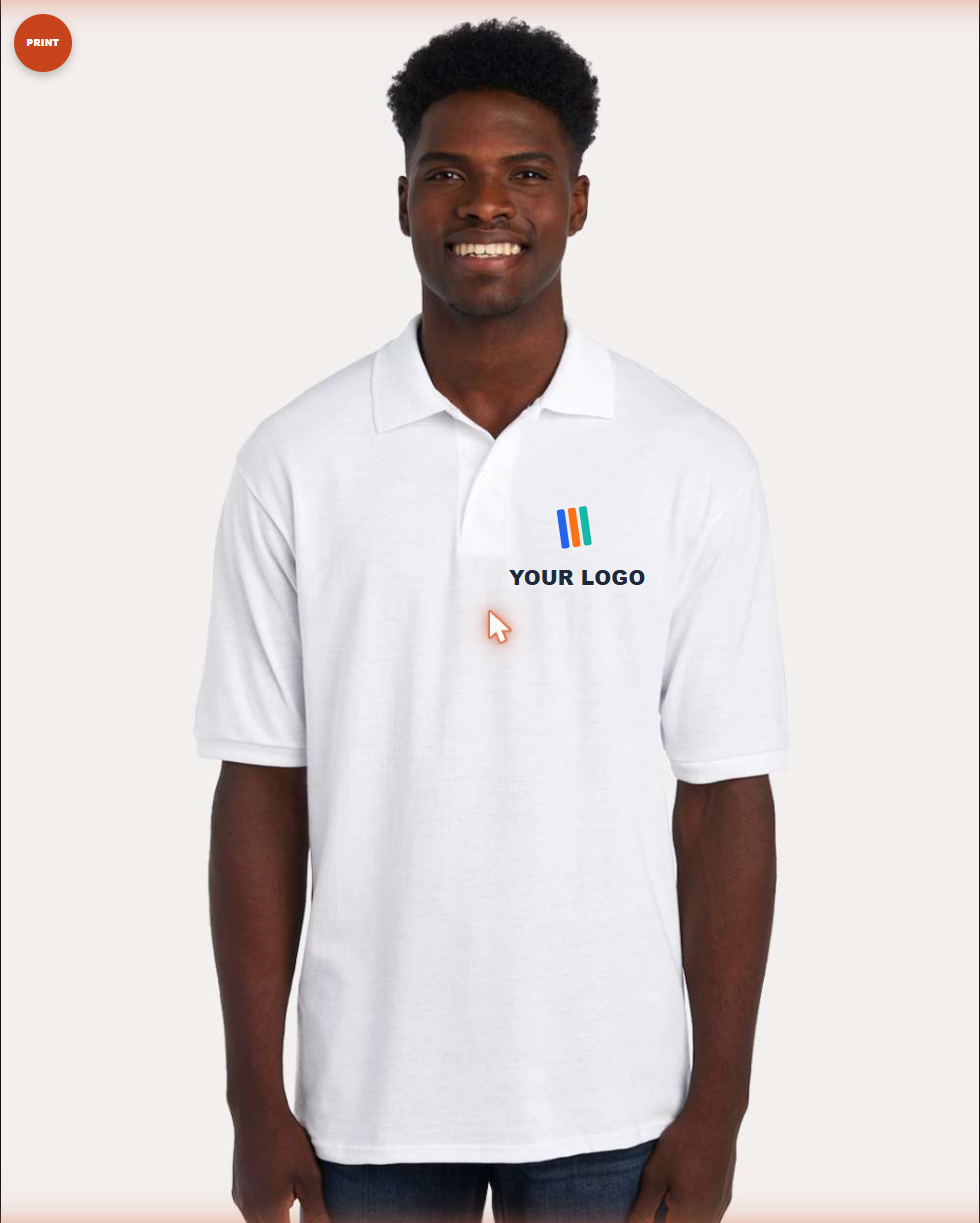 Men's Dri-Power Polo — Print (DTF)