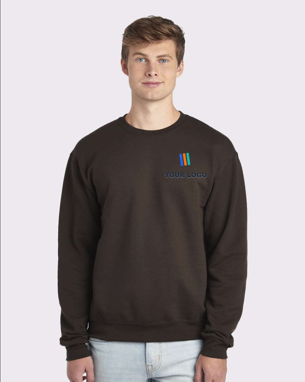 Unisex NuBlend Crewneck Sweatshirt — Embroidered