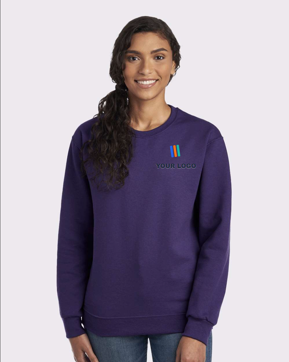 Unisex NuBlend Crewneck Sweatshirt — Embroidered