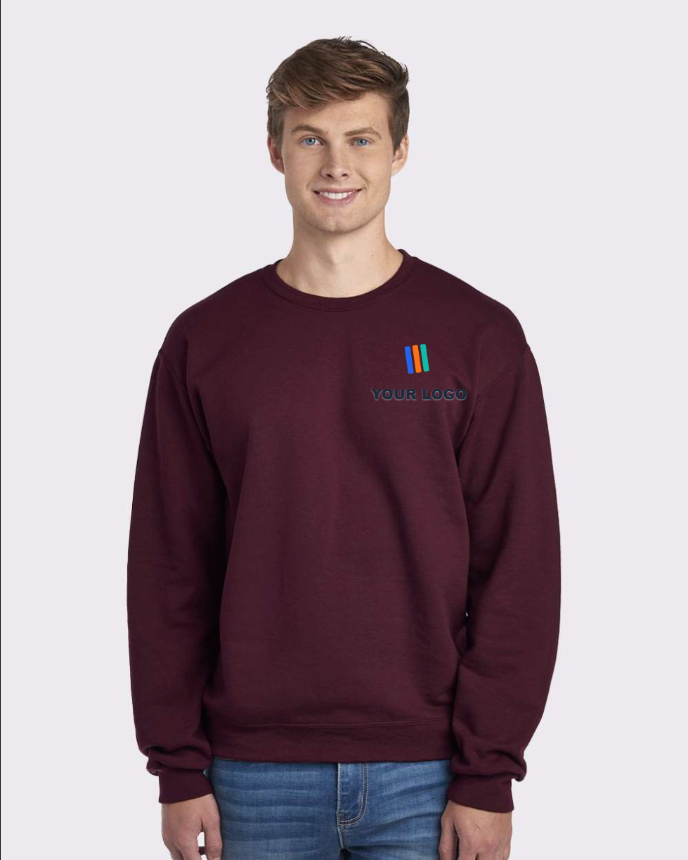 Unisex NuBlend Crewneck Sweatshirt — Embroidered