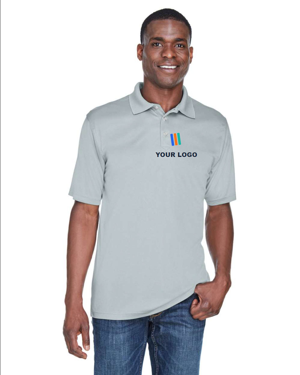 Men's Cool & Dry Sport Performance Interlock Polo — Embroidered