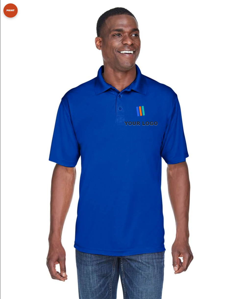 Men's Cool & Dry Sport Performance Interlock Polo — Print (DTF)