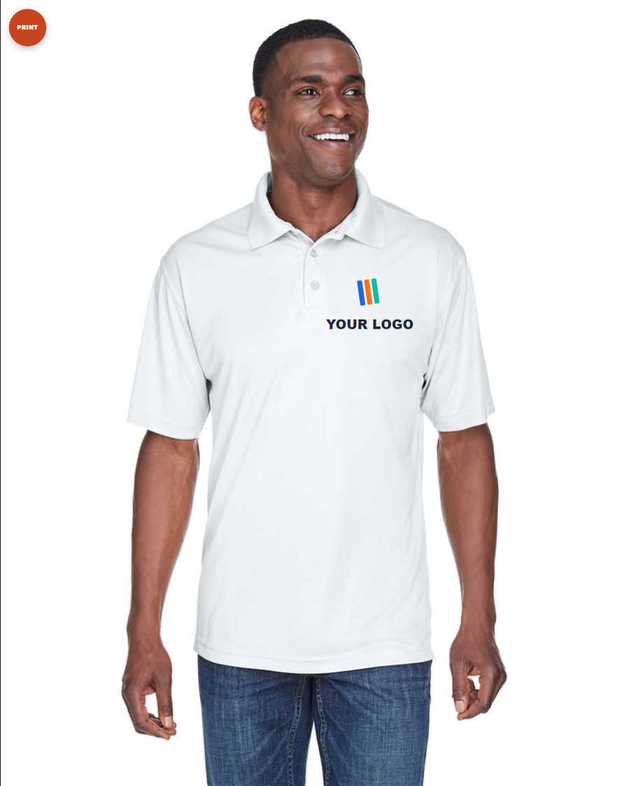 Men's Cool & Dry Sport Performance Interlock Polo — Print (DTF)