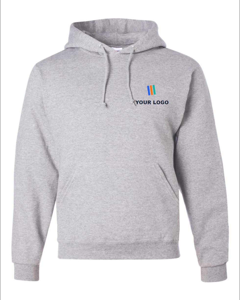 NuBlend Pullover Hooded Sweatshirt — Embroidered