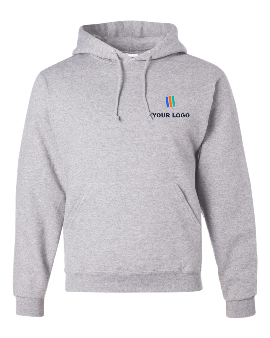 NuBlend Pullover Hooded Sweatshirt — Embroidered