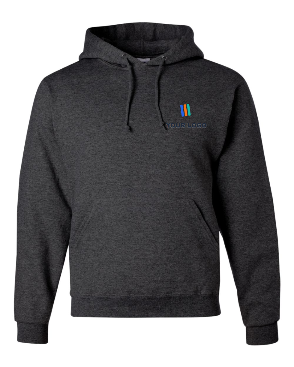 NuBlend Pullover Hooded Sweatshirt — Embroidered