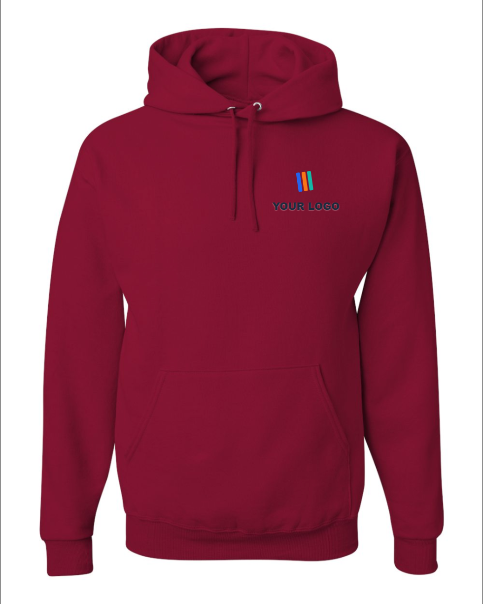 NuBlend Pullover Hooded Sweatshirt — Embroidered