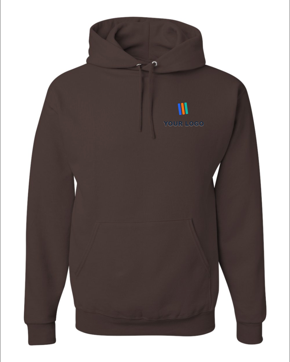 NuBlend Pullover Hooded Sweatshirt — Embroidered