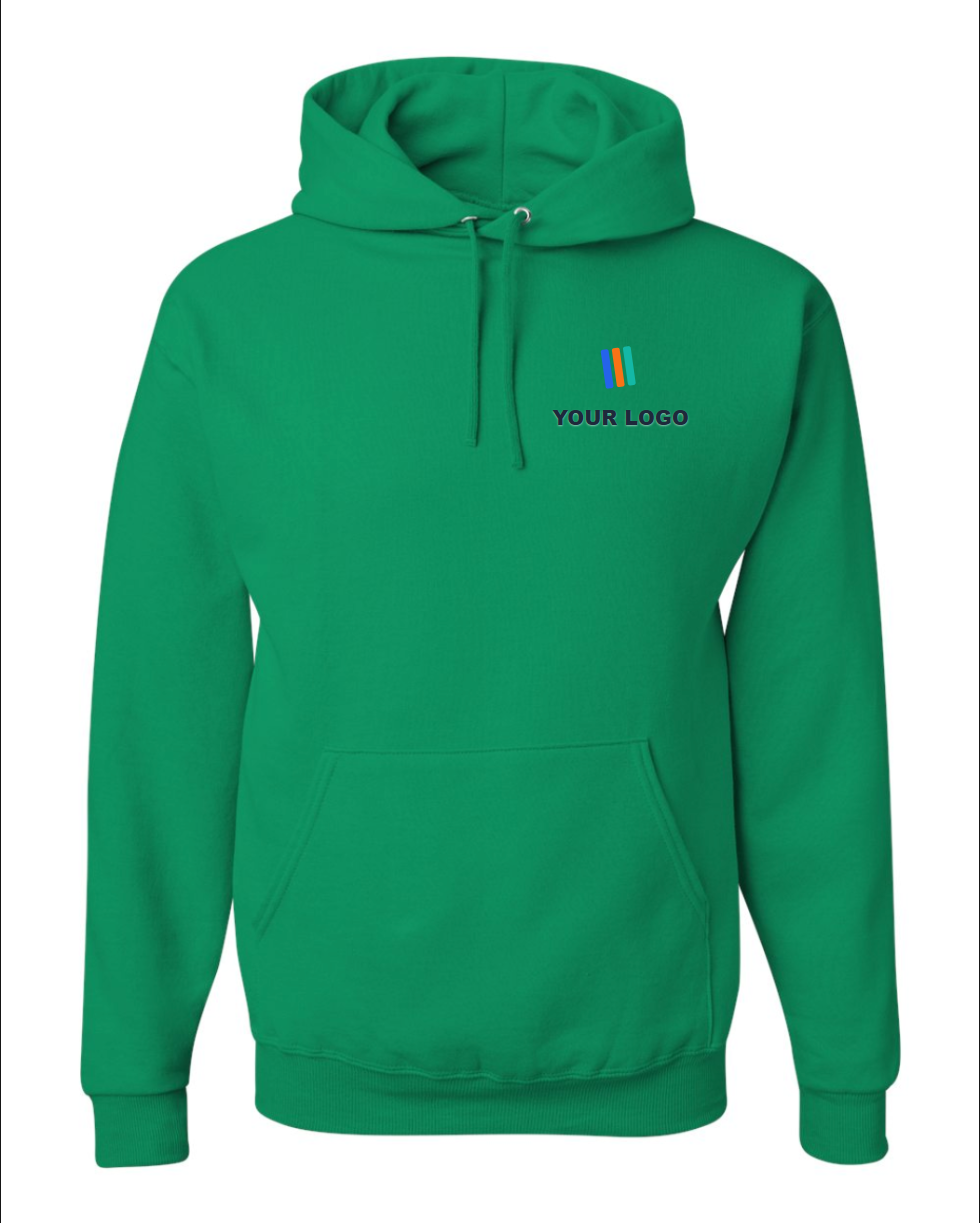 NuBlend Pullover Hooded Sweatshirt — Embroidered