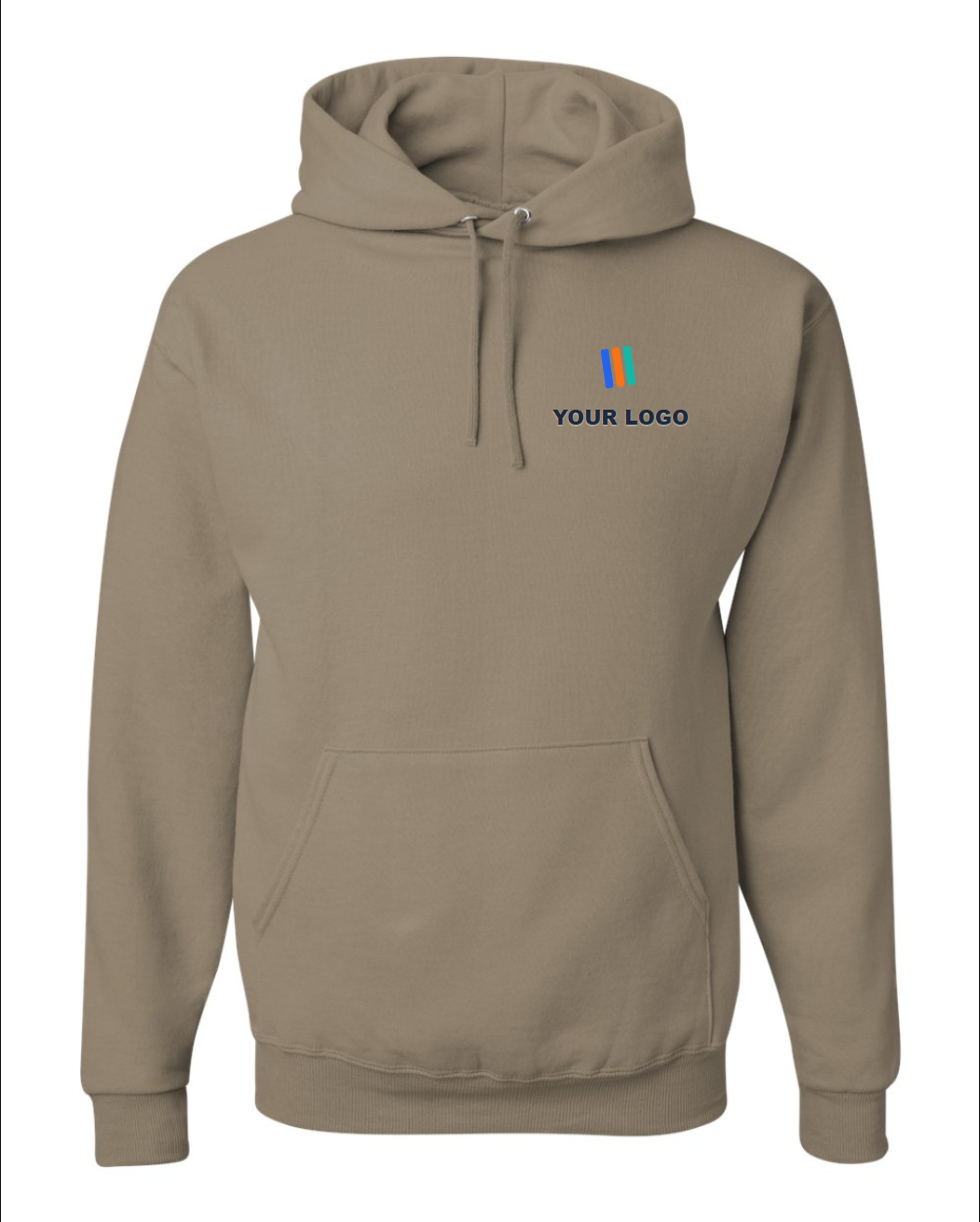 NuBlend Pullover Hooded Sweatshirt — Embroidered