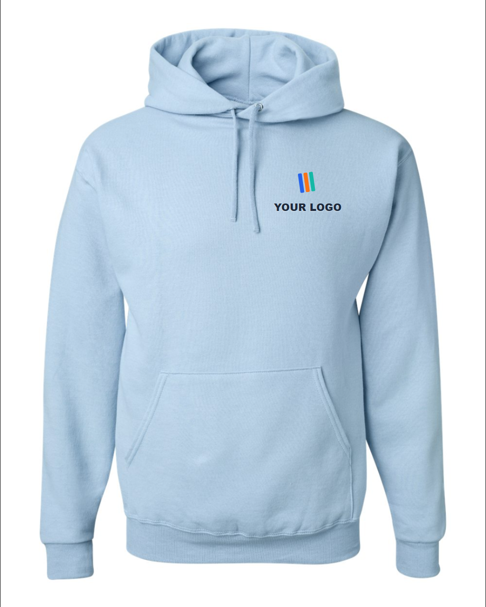 NuBlend Pullover Hooded Sweatshirt — Embroidered