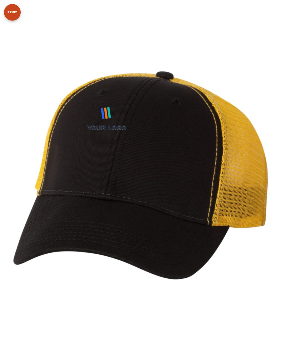 Bio-Washed Trucker Cap — Print (DTF)