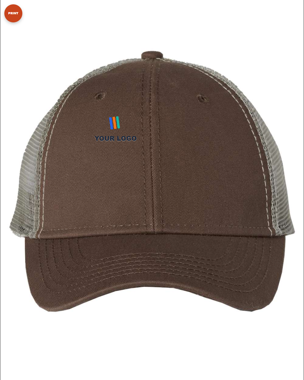 Bio-Washed Trucker Cap — Print (DTF)
