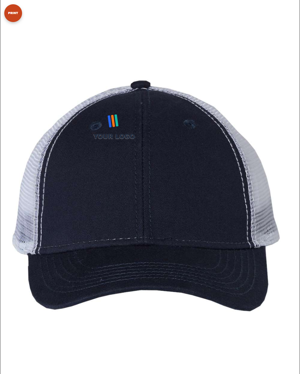 Bio-Washed Trucker Cap — Print (DTF)
