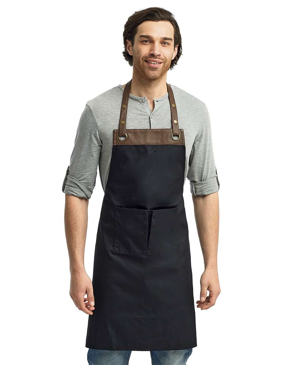 Artisan Apron RP123 Black/Brown