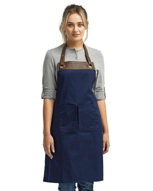 Artisan Apron RP123 Navy/Brown