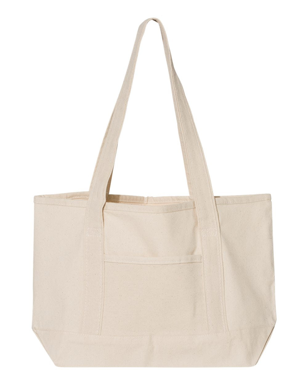 Q-Tees 20L Deluxe Tote Q1258 Natural/Natural