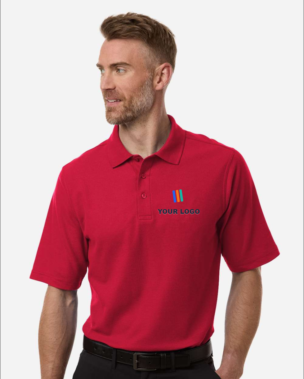 Men's Maverick CVC Pique Polo — Embroidered