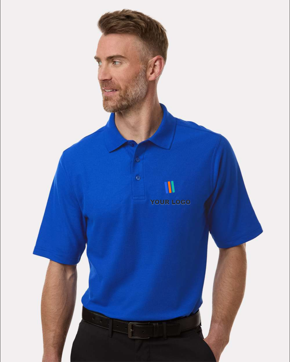 Men's Maverick CVC Pique Polo — Embroidered