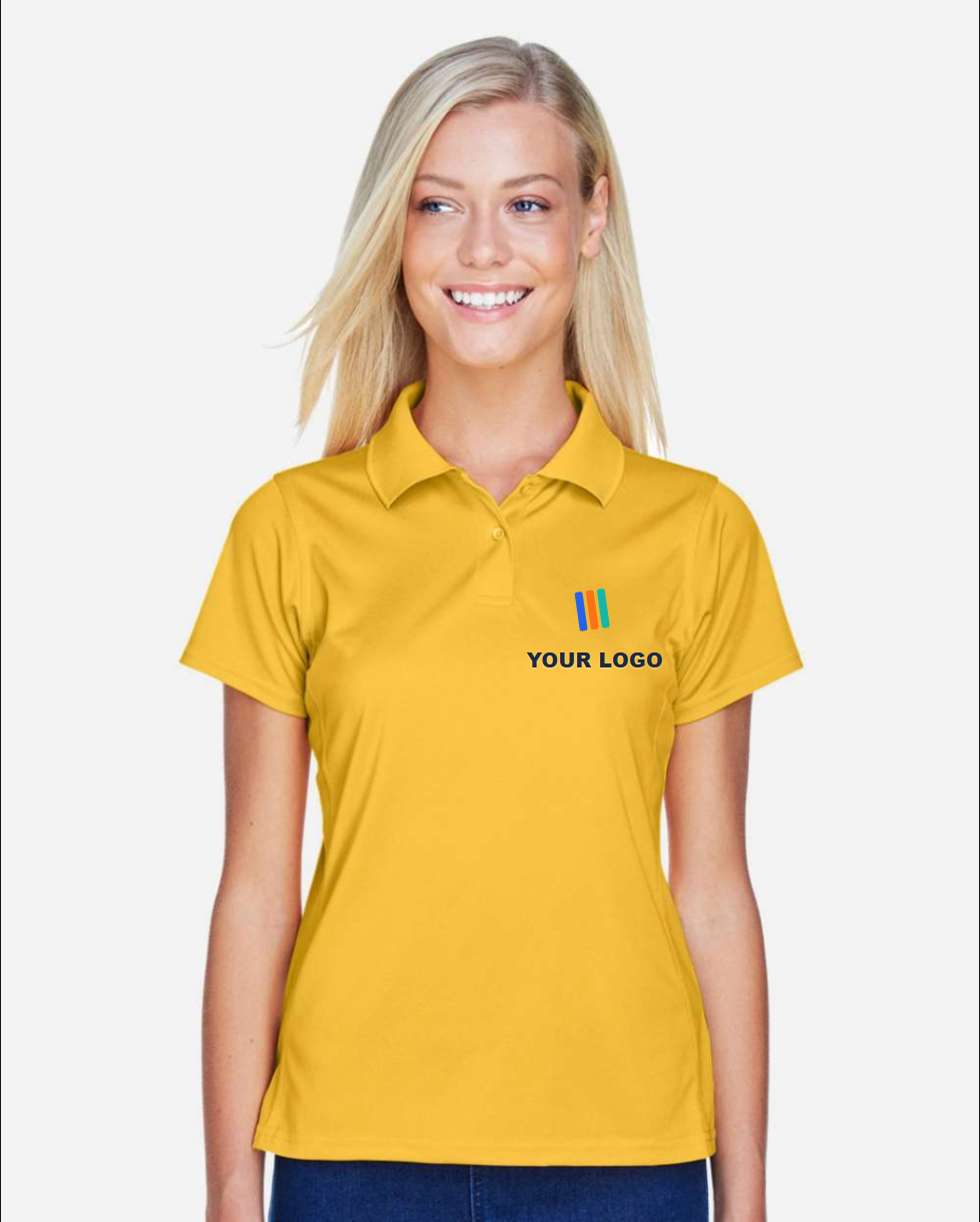 Women's Polyester Jersey Polo — Embroidered