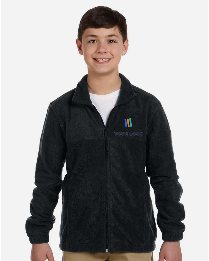 Youth Full-Zip Fleece — Embroidered