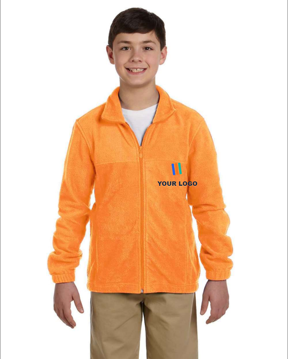 Youth Full-Zip Fleece — Embroidered