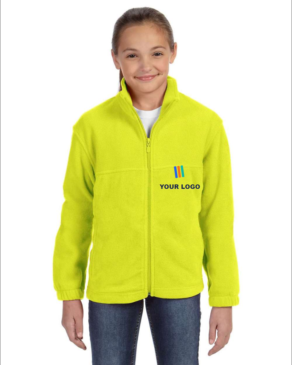 Youth Full-Zip Fleece — Embroidered