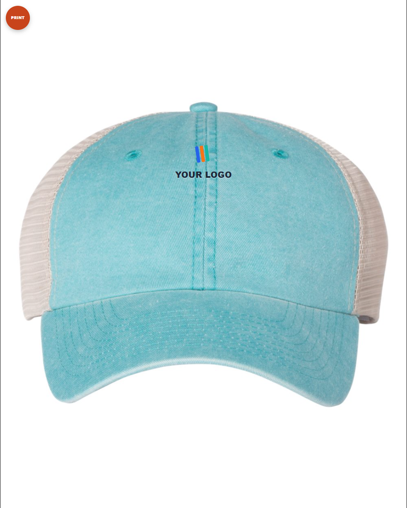Pigment-Dyed Trucker Cap — Print (DTF)
