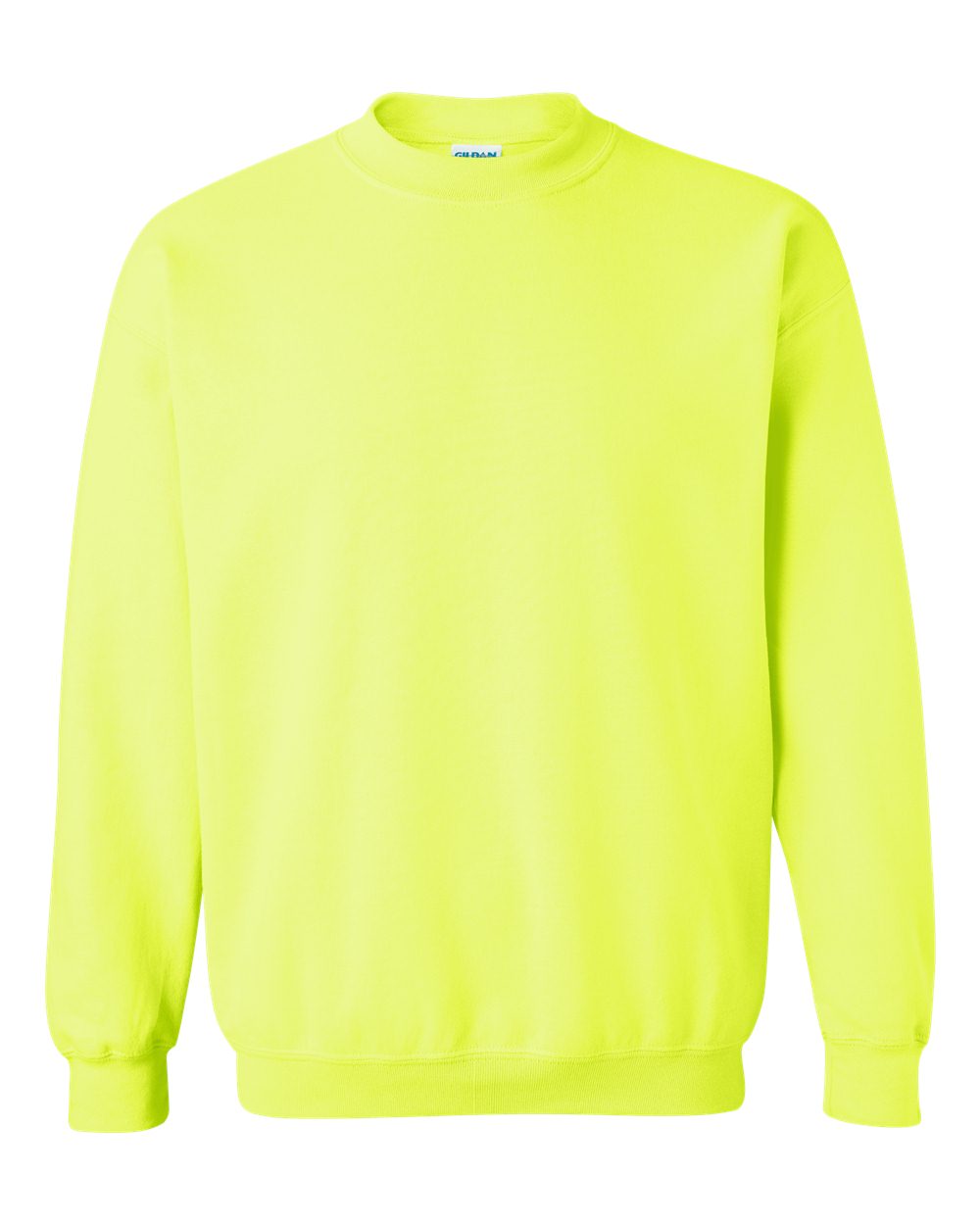 Gildan 18000 Sweatshirt Safety Green