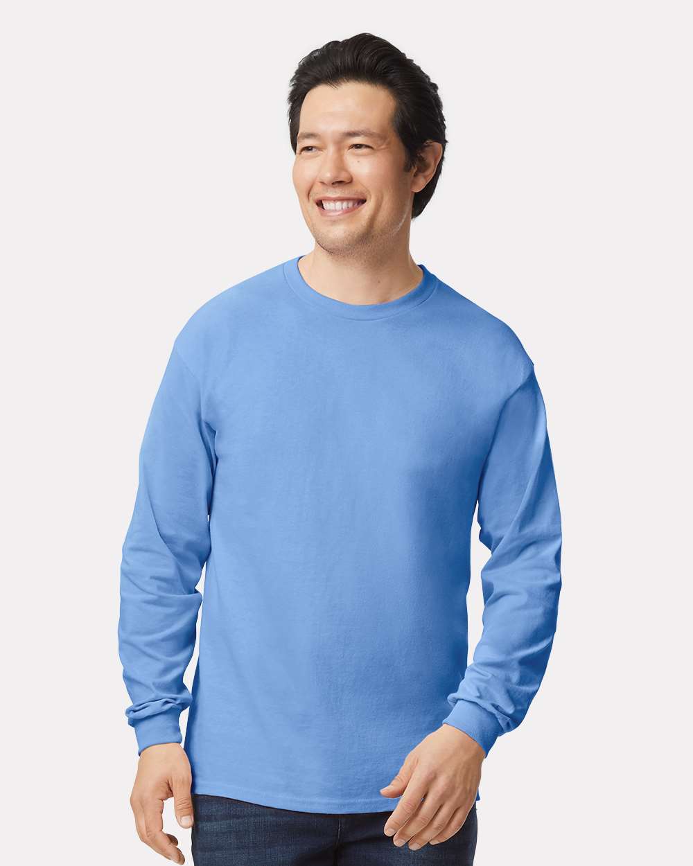 Ultra Cotton Long Sleeve 2400 Carolina Blue