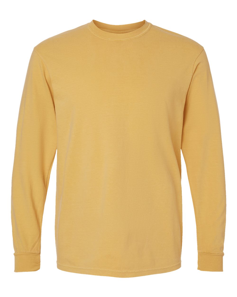 Garment-Dyed Long Sleeve 6014 Mustard