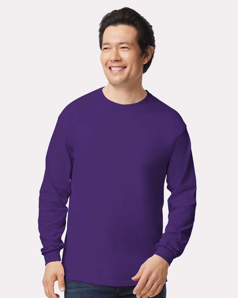 Ultra Cotton Long Sleeve 2400 Purple