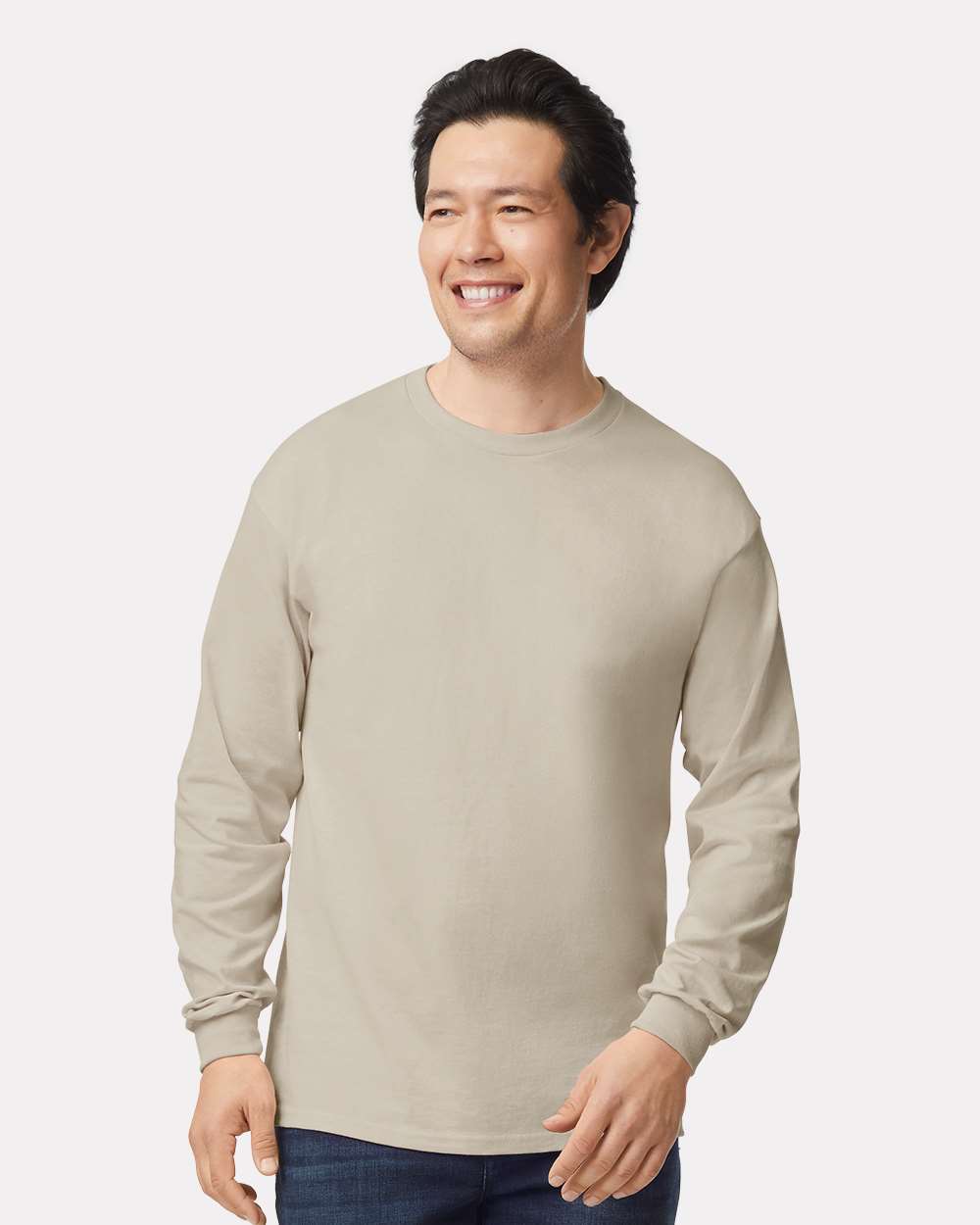 Ultra Cotton Long Sleeve 2400 Sand