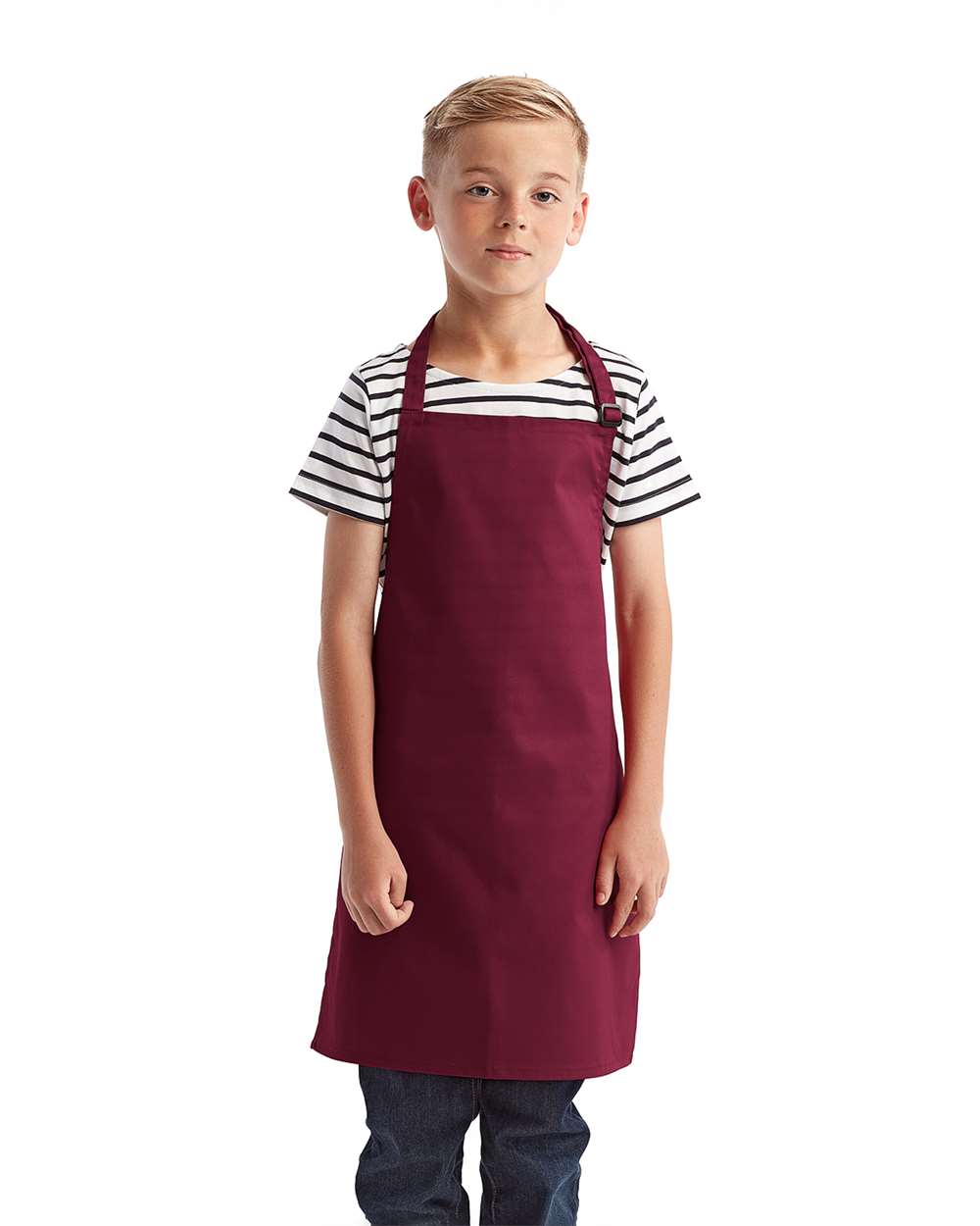 Youth Recycled Apron RP149 Burgundy