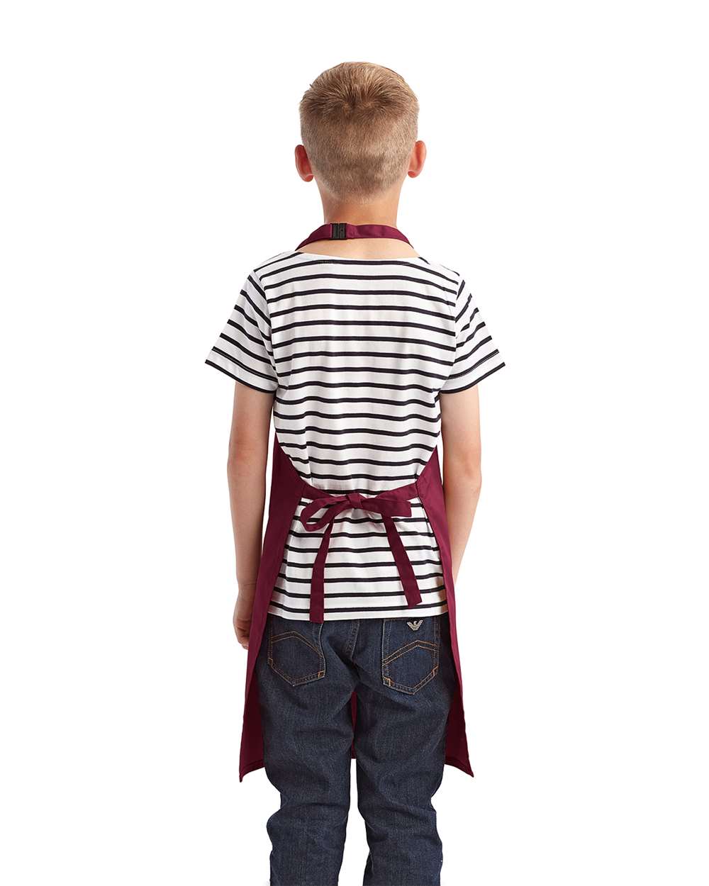 Youth Recycled Apron RP149 Burgundy