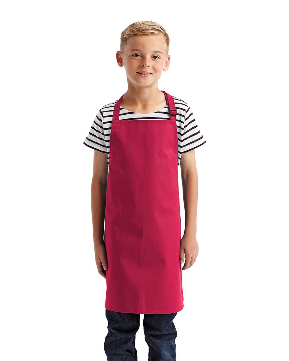 Youth Recycled Apron RP149 Hot Pink