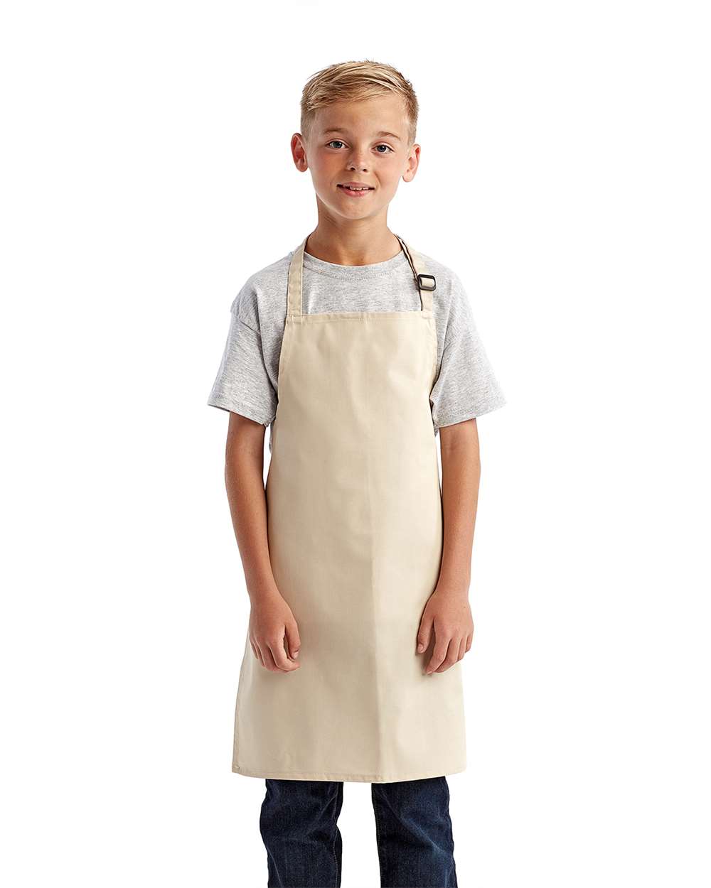 Youth Recycled Apron RP149 Natural