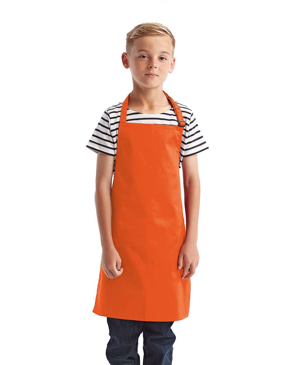 Youth Recycled Apron RP149 Orange